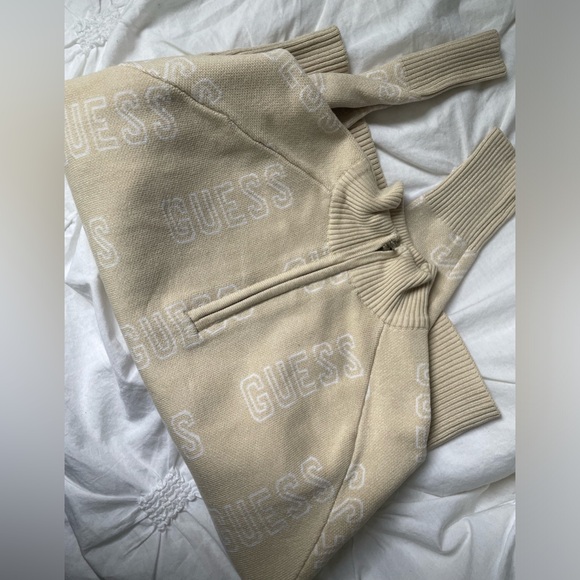 GUESS 1/4 Zip Knit Sweater - Picture 7 of 10